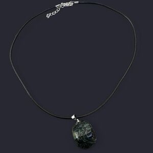 Kambaba Jasper Stone Pendant Necklace